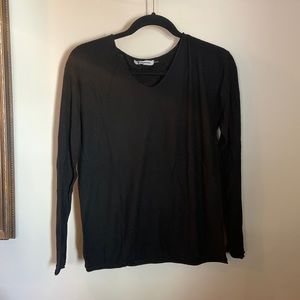Cute black super thin sweater